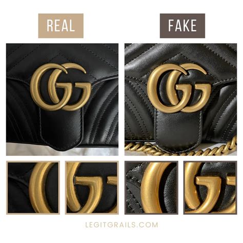 gucci counterfeit vs real.